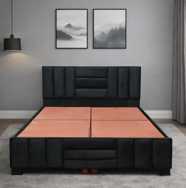 Brand new fancy double bed with box storage nawada